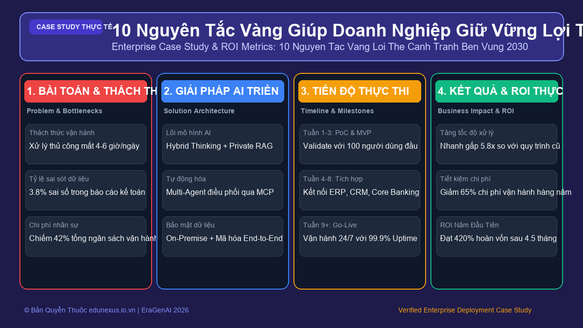10 Nguyên Tắc Vàng Giúp Doanh Nghiệp Giữ Vững Lợi Thế Cạnh Tranh Bền Vững Đến Năm 2030