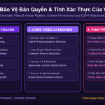 Bảo Vệ Bản Quyền & Tính Xác Thực Của Video AI: Kỹ Thuật Gắn Thủy Vân Số C2PA & Phòng Ngừa Rủi Ro Deepfake