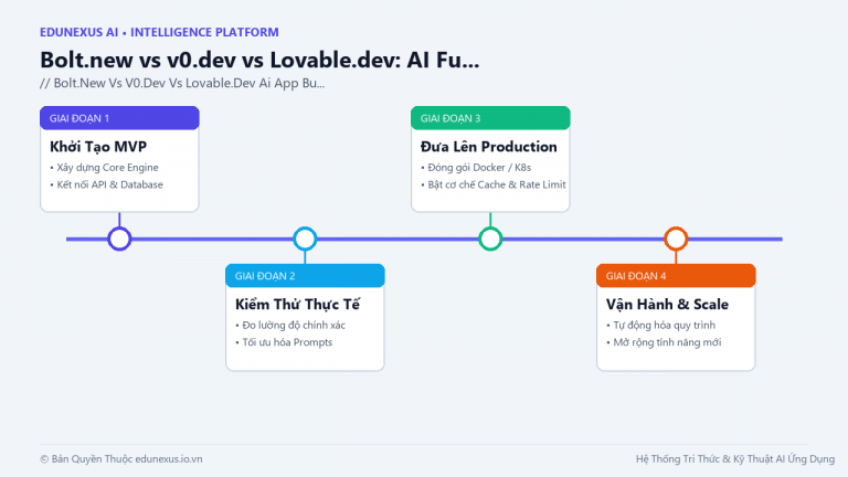 Bolt.new vs v0.dev vs Lovable.dev: AI Full-Stack App Builder Dành Cho Founder Không Biết Code