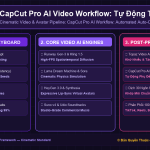 CapCut Pro AI Video Workflow: Tự Động Tạo Phụ Đề, Chèn B-roll & Cắt Ghép Tự Động Trong 3 Phút