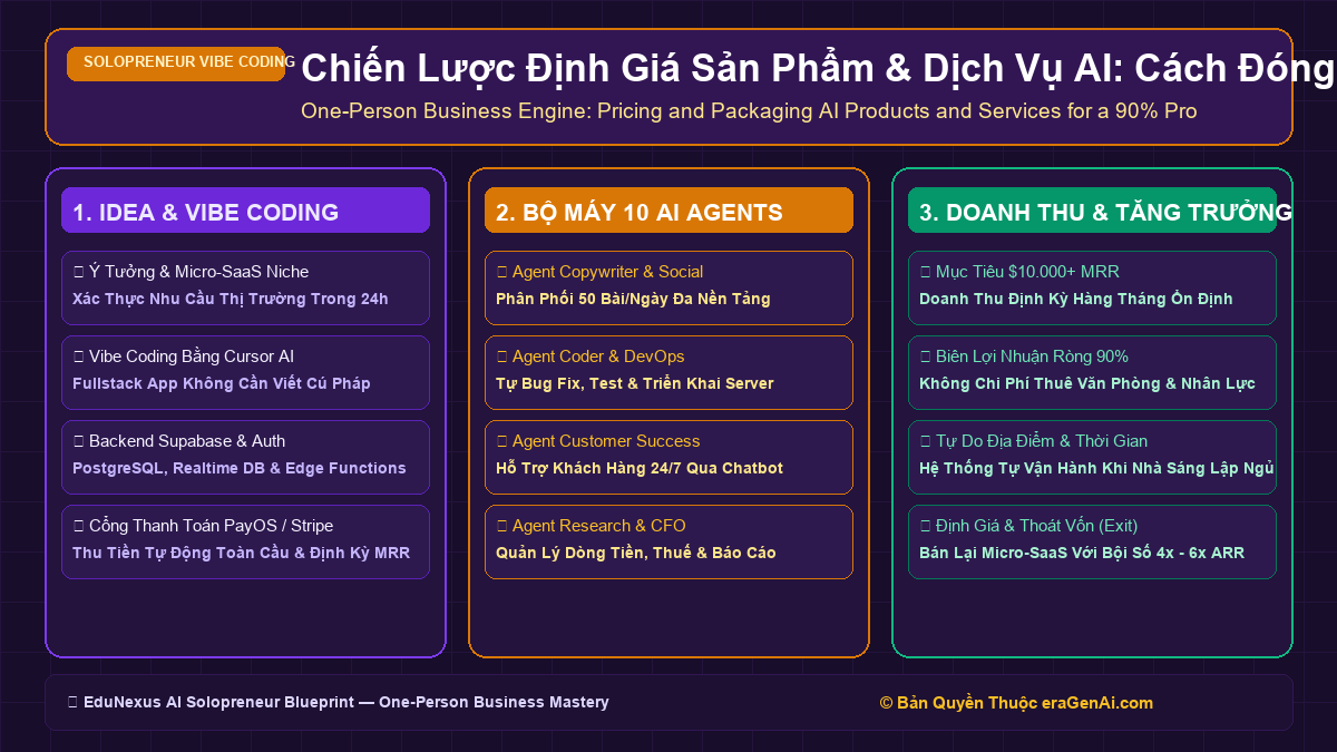 Chiến Lược Định Giá Sản Phẩm & Dịch Vụ AI: Cách Đóng Gói Gói Giá Trị Đạt Biên Lợi Nhuận 90%