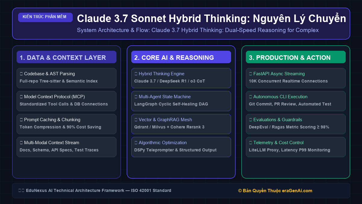Claude 3.7 Sonnet Hybrid Thinking: Nguyên Lý Chuyển Mạch Tư Duy Suy Luận Nhanh vs Suy Luận Sâu Trong Coding