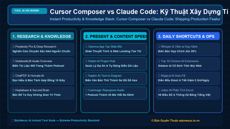 Cursor Composer vs Claude Code: Kỹ Thuật Xây Dựng Tính Năng Phần Mềm Mới Trong 5 Phút Bằng AI Dòng Lệnh