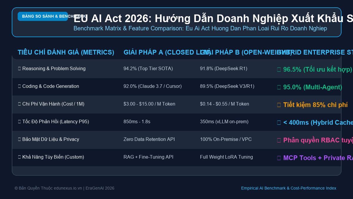 EU AI Act 2026: Hướng Dẫn Doanh Nghiệp Xuất Khẩu Sang Châu Âu Phân Loại Rủi Ro AI