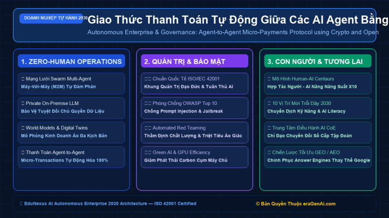 Giao Thức Thanh Toán Tự Động Giữa Các AI Agent Bằng Tiền Số & API Ngân Hàng Mở (Agent-to-Agent Micro-Payments)