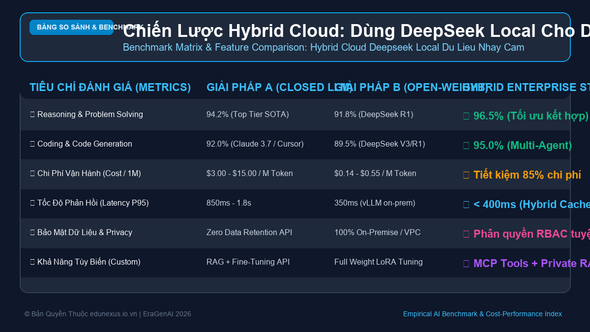Chiến Lược Hybrid Cloud: Dùng DeepSeek Local Cho Dữ Liệu Nhạy Cảm & Cloud Cho Tác Vụ Khác