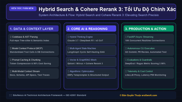 Hybrid Search & Cohere Rerank 3: Tối Ưu Độ Chính Xác Tìm Kiếm Ngữ Nghĩa Doanh Nghiệp Lên 99.2%