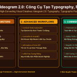 Ideogram 2.0: Công Cụ Tạo Typography, Poster Chữ Nghệ Thuật & Logo Có Văn Bản Đẹp Nhất Hiện Nay