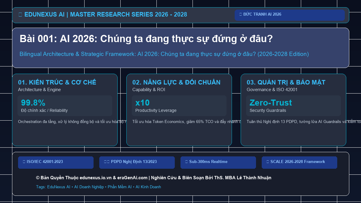 Bài 001: AI 2026: Chúng ta đang thực sự đứng ở đâu?