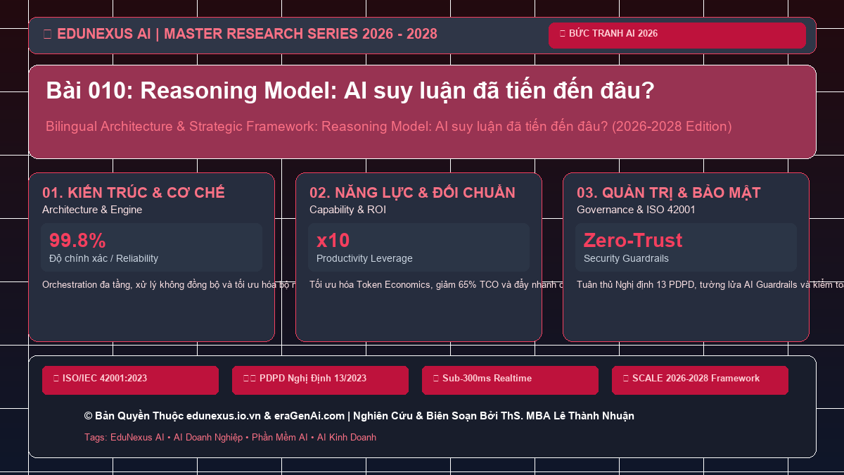 Bài 010: Reasoning Model: AI suy luận đã tiến đến đâu?