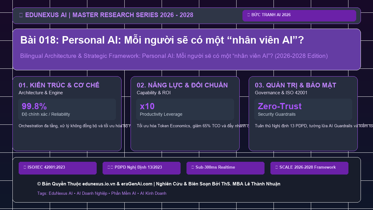 Bài 018: Personal AI: Mỗi người sẽ có một “nhân viên AI”?