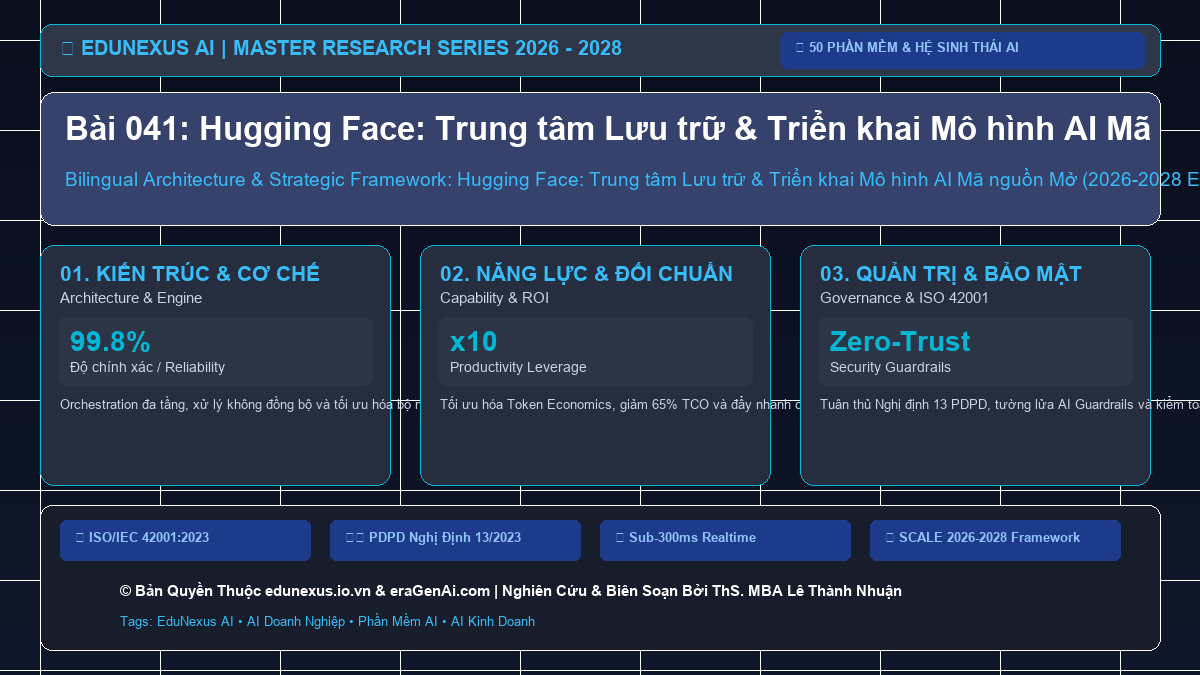 Bài 041: Hugging Face: Trung tâm Lưu trữ & Triển khai Mô hình AI Mã nguồn Mở