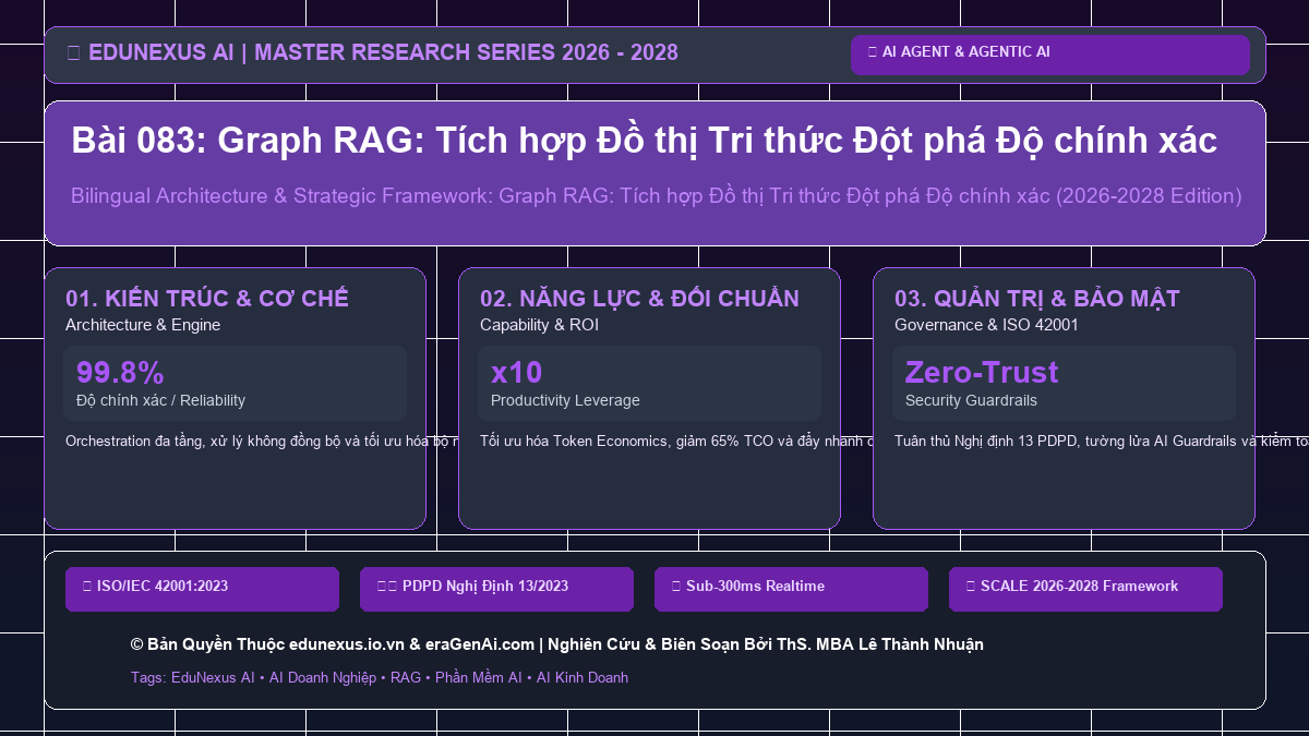 Bài 083: Graph RAG: Tích hợp Đồ thị Tri thức Đột phá Độ chính xác