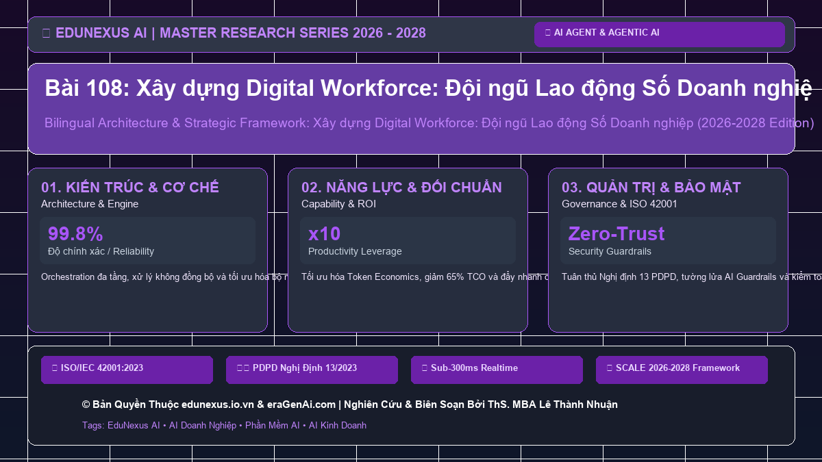 Bài 108: Xây dựng Digital Workforce: Đội ngũ Lao động Số Doanh nghiệp