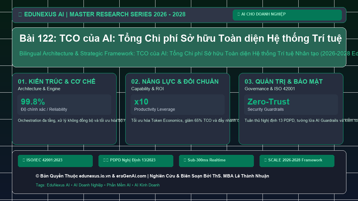 Bài 122: TCO của AI: Tổng Chi phí Sở hữu Toàn diện Hệ thống Trí tuệ Nhân tạo
