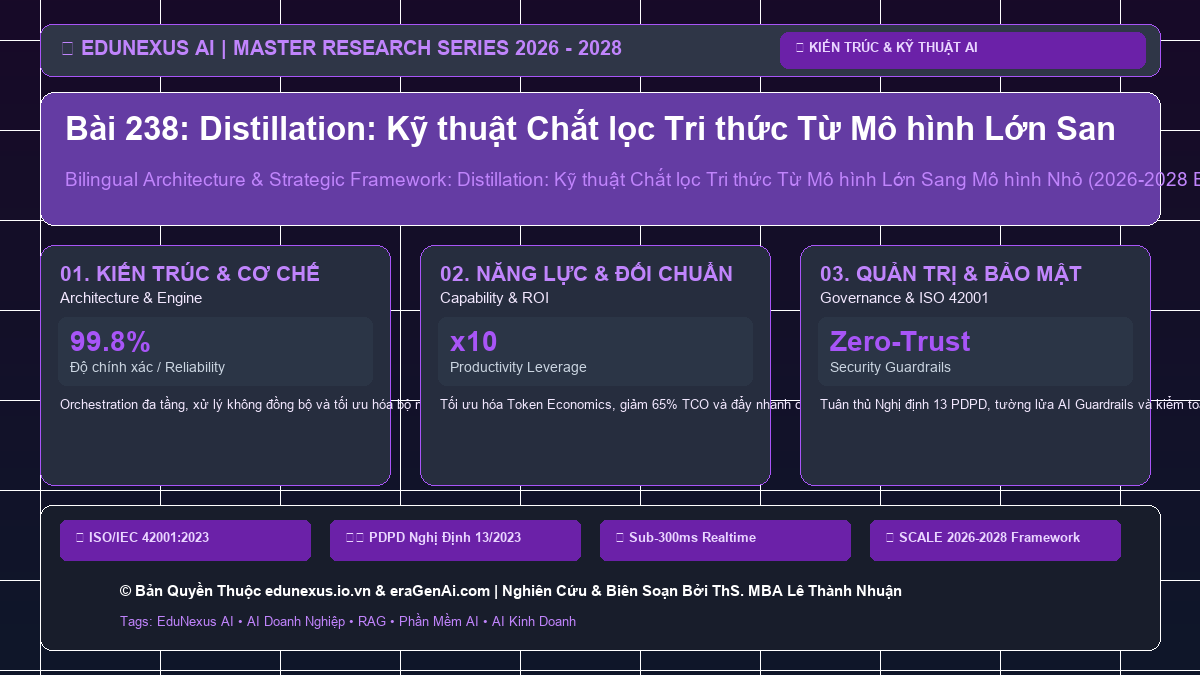 Bài 238: Distillation: Kỹ thuật Chắt lọc Tri thức Từ Mô hình Lớn Sang Mô hình Nhỏ