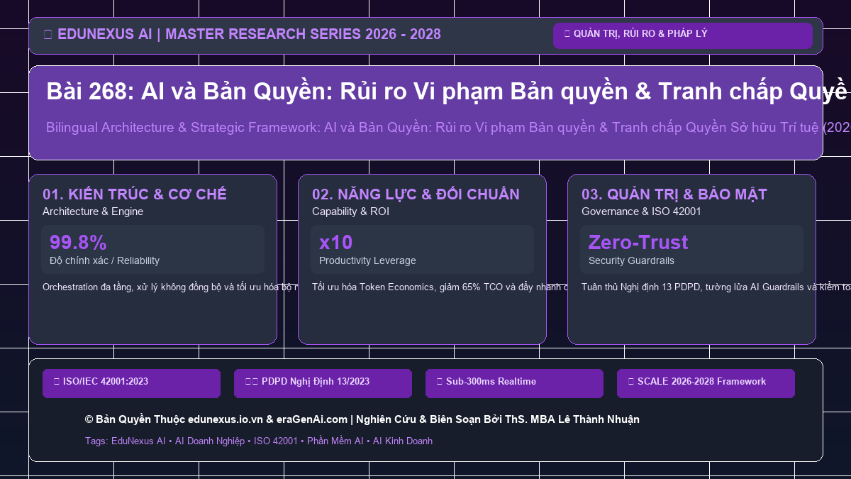 Bài 268: AI và Bản Quyền: Rủi ro Vi phạm Bản quyền & Tranh chấp Quyền Sở hữu Trí tuệ