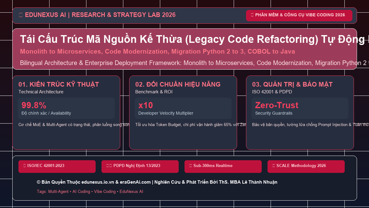 Tái Cấu Trúc Mã Nguồn Kế Thừa (Legacy Code Refactoring) Tự Động Bằng Hệ Thống Multi-Agent Vibe Coding