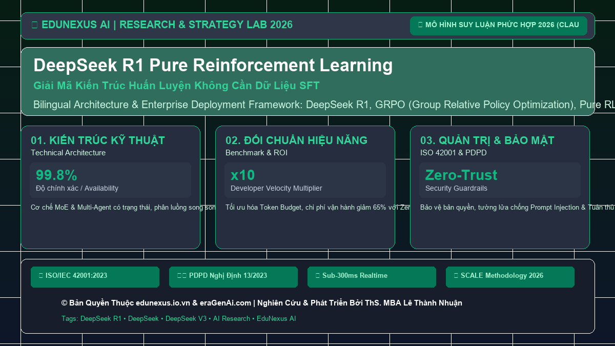 DeepSeek R1 Pure Reinforcement Learning: Giải Mã Kiến Trúc Huấn Luyện Không Cần Dữ Liệu SFT