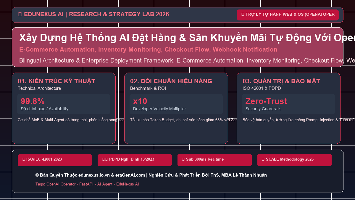 Xây Dựng Hệ Thống AI Đặt Hàng & Săn Khuyến Mãi Tự Động Với OpenAI Operator & FastAPI