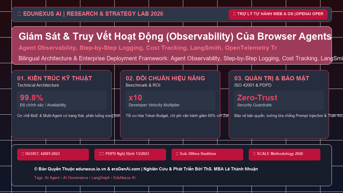 Giám Sát & Truy Vết Hoạt Động (Observability) Của Browser Agents Bằng OpenTelemetry & LangSmith