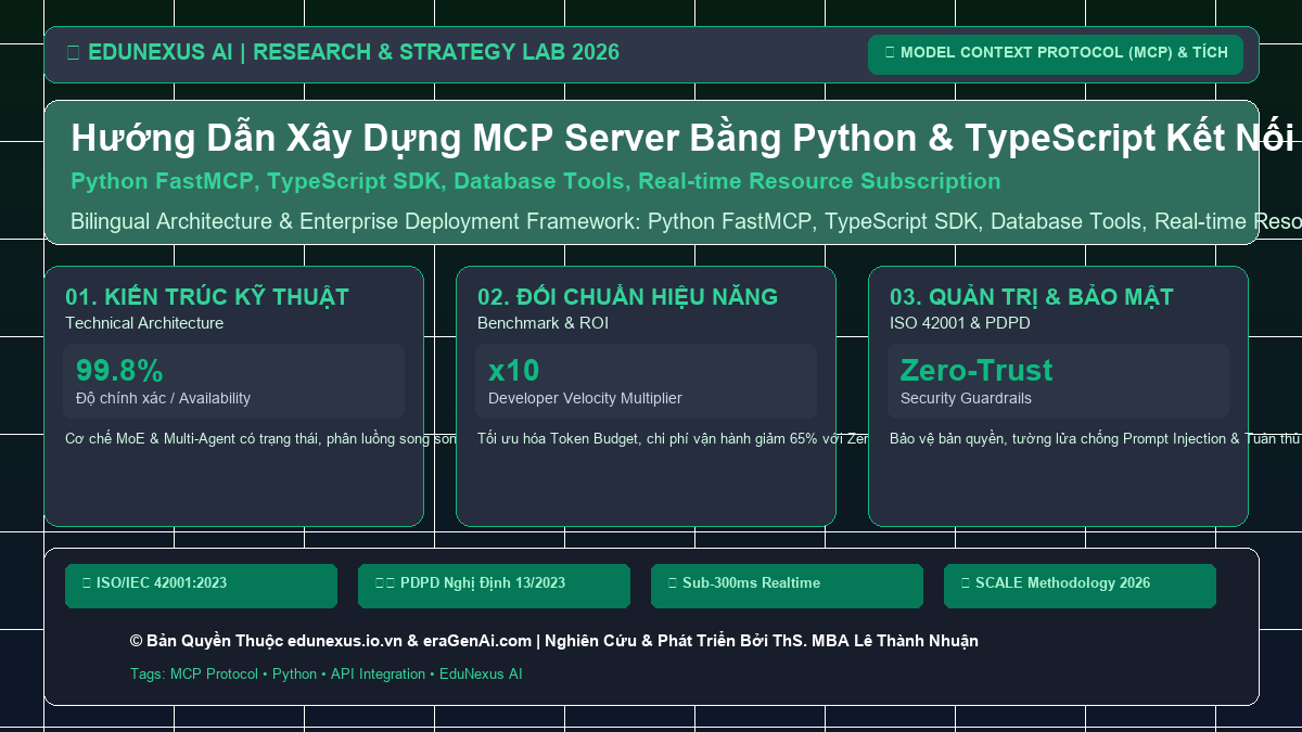 Hướng Dẫn Xây Dựng MCP Server Bằng Python & TypeScript Kết Nối PostgreSQL & Redis