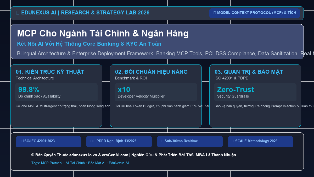 MCP Cho Ngành Tài Chính & Ngân Hàng: Kết Nối AI Với Hệ Thống Core Banking & KYC An Toàn