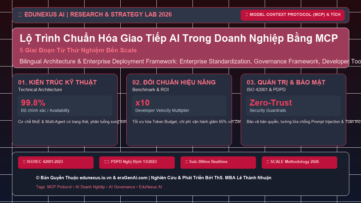 Lộ Trình Chuẩn Hóa Giao Tiếp AI Trong Doanh Nghiệp Bằng MCP: 5 Giai Đoạn Từ Thử Nghiệm Đến Scale