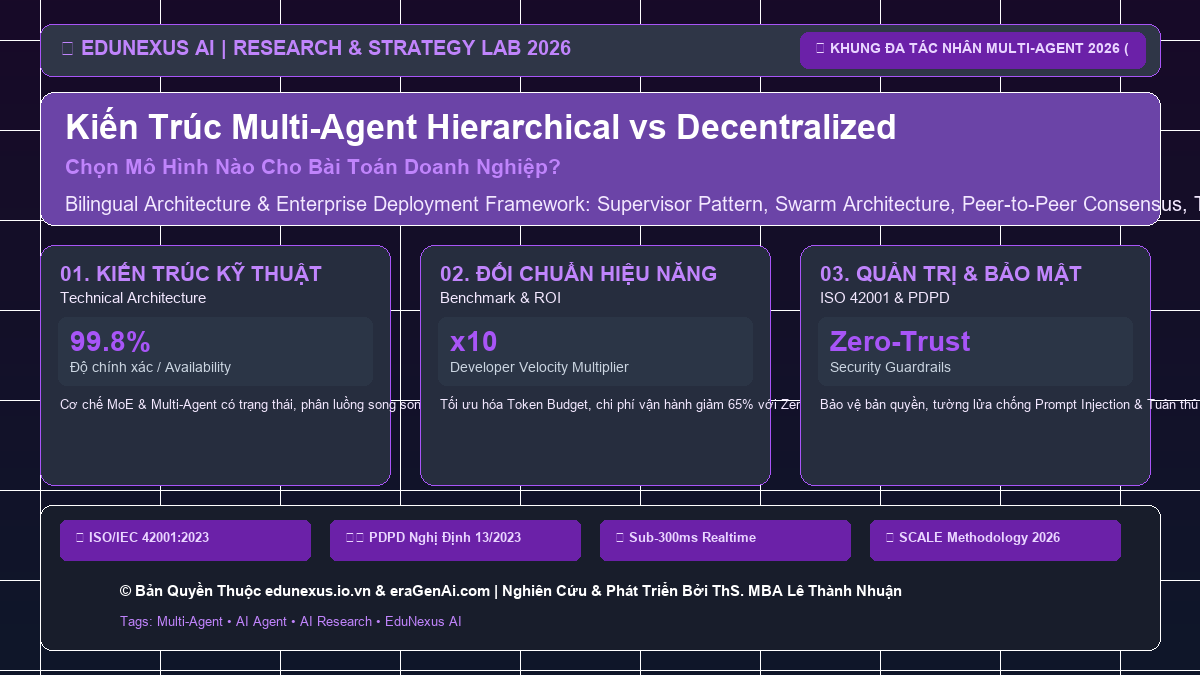 Kiến Trúc Multi-Agent Hierarchical vs Decentralized: Chọn Mô Hình Nào Cho Bài Toán Doanh Nghiệp?