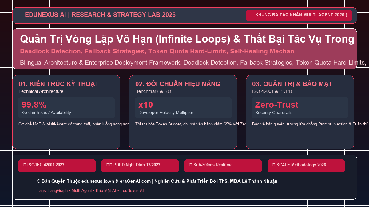Quản Trị Vòng Lặp Vô Hạn (Infinite Loops) & Thất Bại Tác Vụ Trong Hệ Thống Multi-Agent Phức Tạp