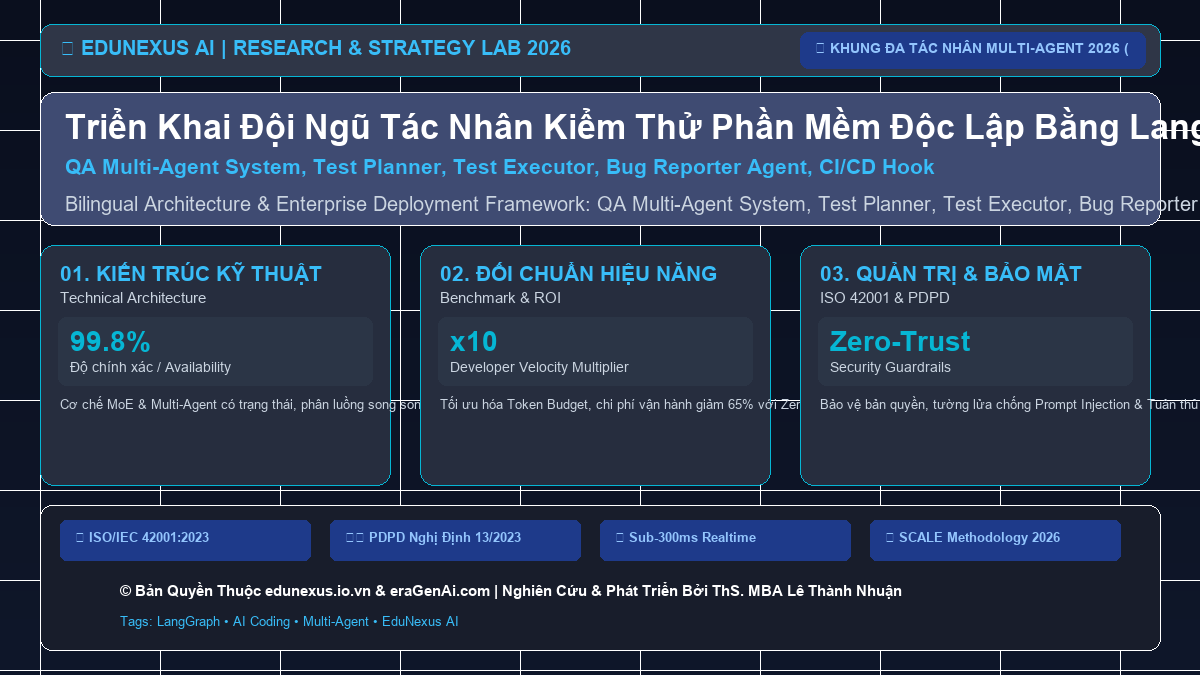 Triển Khai Đội Ngũ Tác Nhân Kiểm Thử Phần Mềm Độc Lập Bằng LangGraph & Selenium