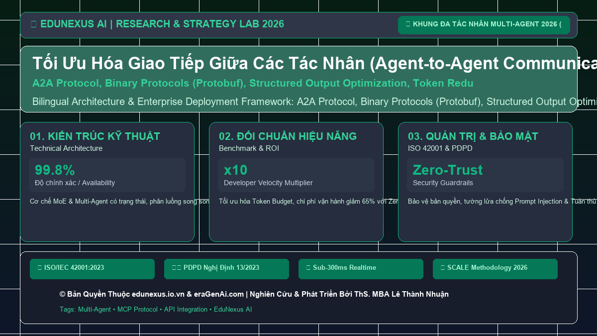 Tối Ưu Hóa Giao Tiếp Giữa Các Tác Nhân (Agent-to-Agent Communication) Bằng Giao Thức Nhẹ