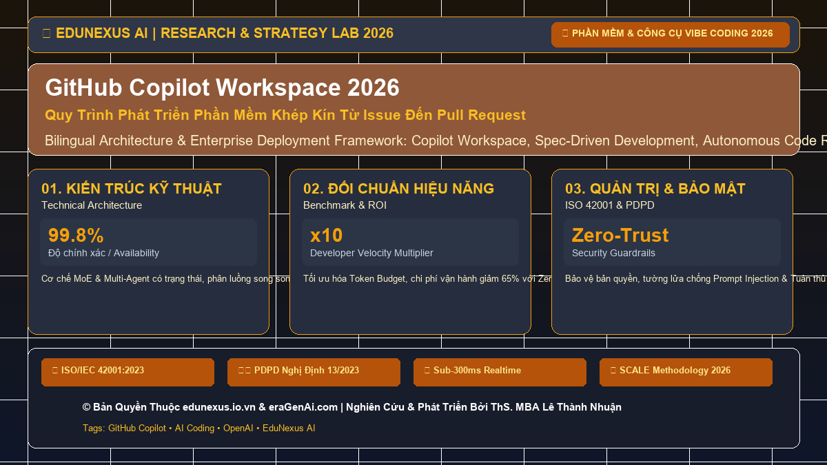 GitHub Copilot Workspace 2026: Quy Trình Phát Triển Phần Mềm Khép Kín Từ Issue Đến Pull Request