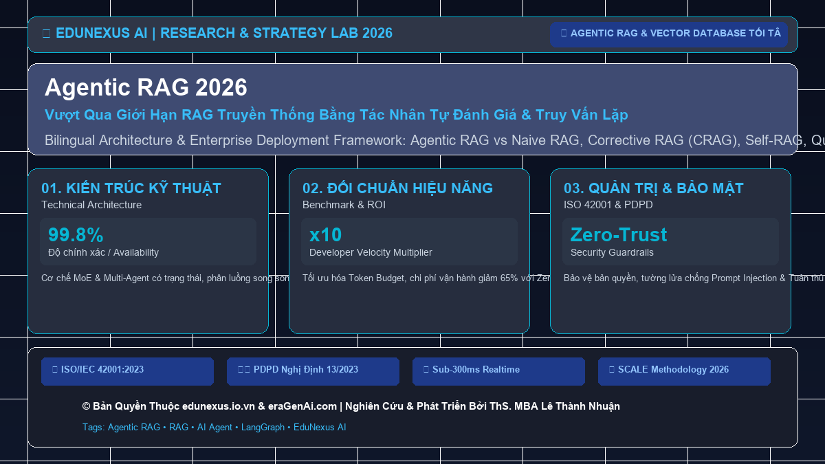 Agentic RAG 2026: Vượt Qua Giới Hạn RAG Truyền Thống Bằng Tác Nhân Tự Đánh Giá & Truy Vấn Lặp