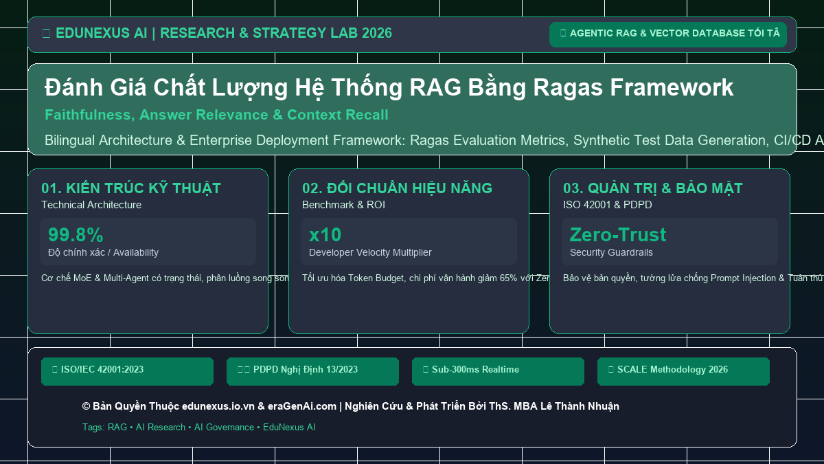 Đánh Giá Chất Lượng Hệ Thống RAG Bằng Ragas Framework: Faithfulness, Answer Relevance & Context Recall