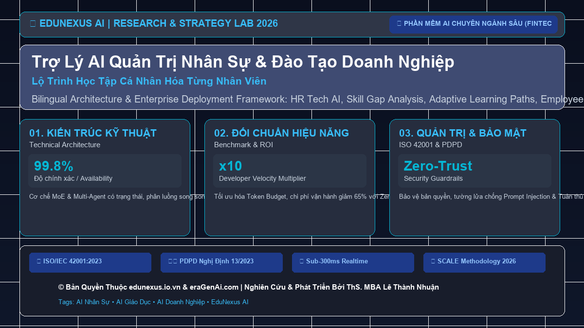 Trợ Lý AI Quản Trị Nhân Sự & Đào Tạo Doanh Nghiệp: Lộ Trình Học Tập Cá Nhân Hóa Từng Nhân Viên