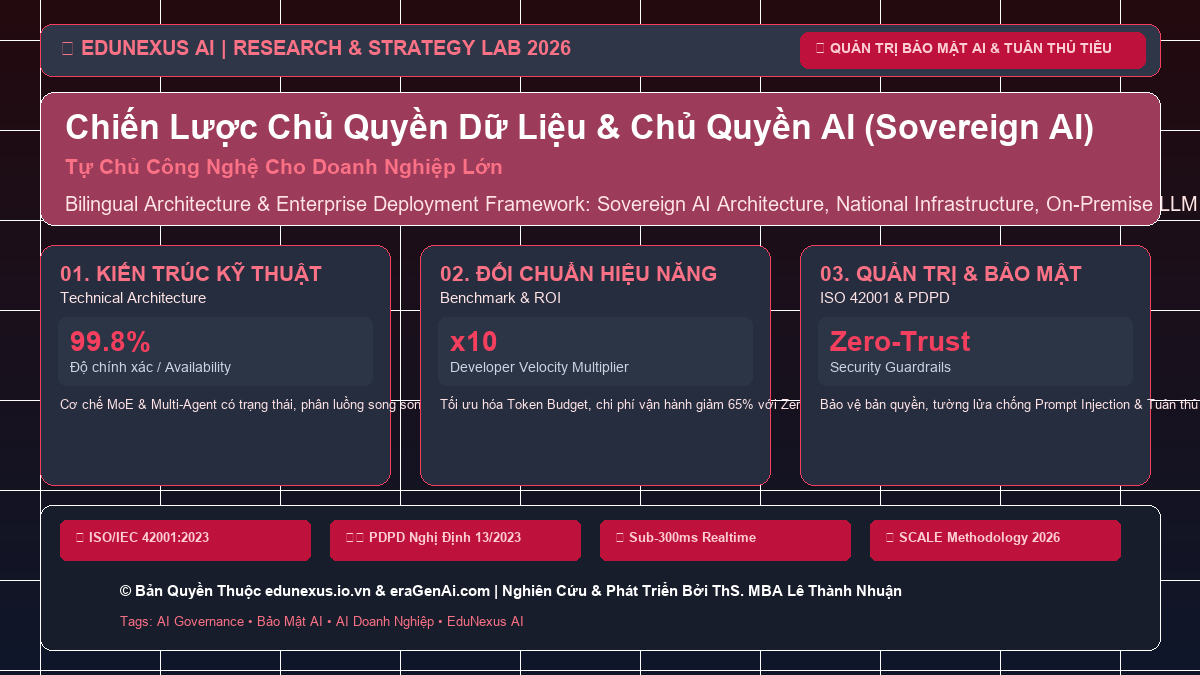 Chiến Lược Chủ Quyền Dữ Liệu & Chủ Quyền AI (Sovereign AI): Tự Chủ Công Nghệ Cho Doanh Nghiệp Lớn