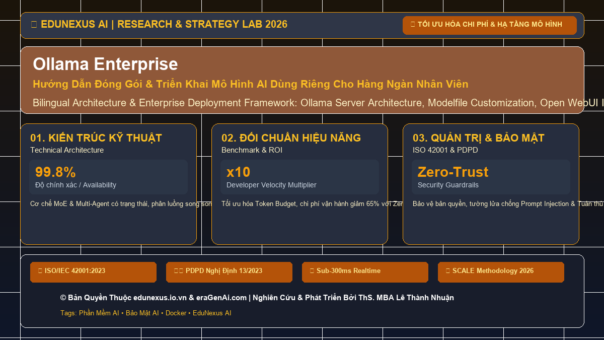 Ollama Enterprise: Hướng Dẫn Đóng Gói & Triển Khai Mô Hình AI Dùng Riêng Cho Hàng Ngàn Nhân Viên