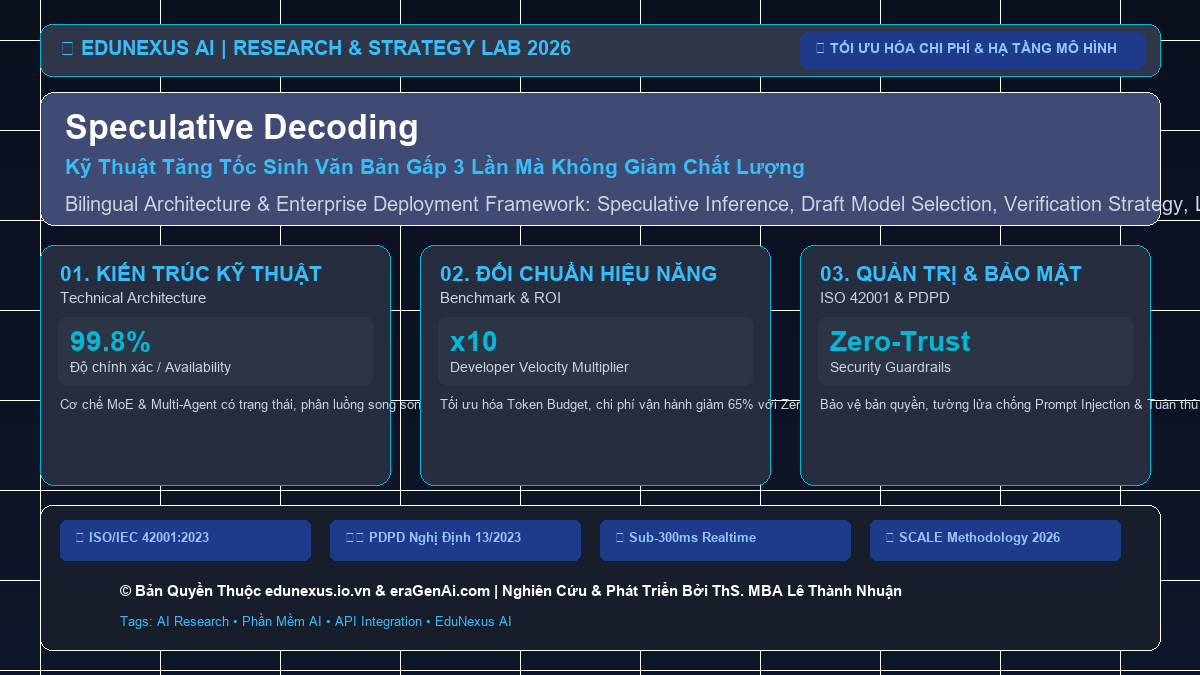 Speculative Decoding: Kỹ Thuật Tăng Tốc Sinh Văn Bản Gấp 3 Lần Mà Không Giảm Chất Lượng