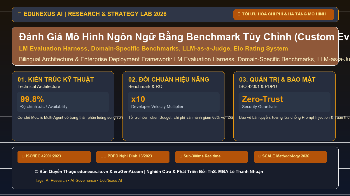 Đánh Giá Mô Hình Ngôn Ngữ Bằng Benchmark Tùy Chỉnh (Custom Evaluation Harness)
