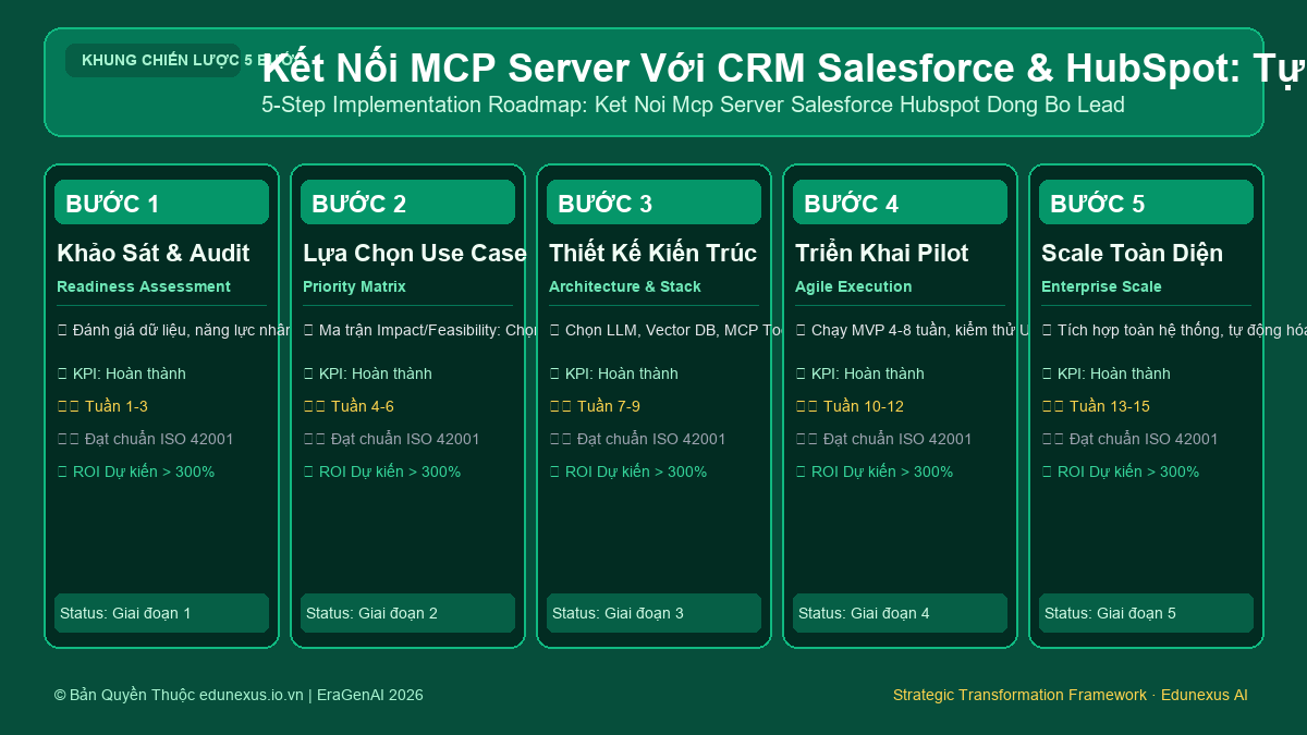 Kết Nối MCP Server Với CRM Salesforce & HubSpot: Tự Động Đồng Bộ Lead & Giao Dịch Realtime