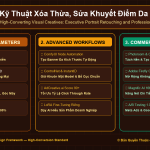 Kỹ Thuật Xóa Thừa, Sửa Khuyết Điểm Da & Retouch Ảnh Chân Dung Doanh Nhân Cấp Cao Bằng AI