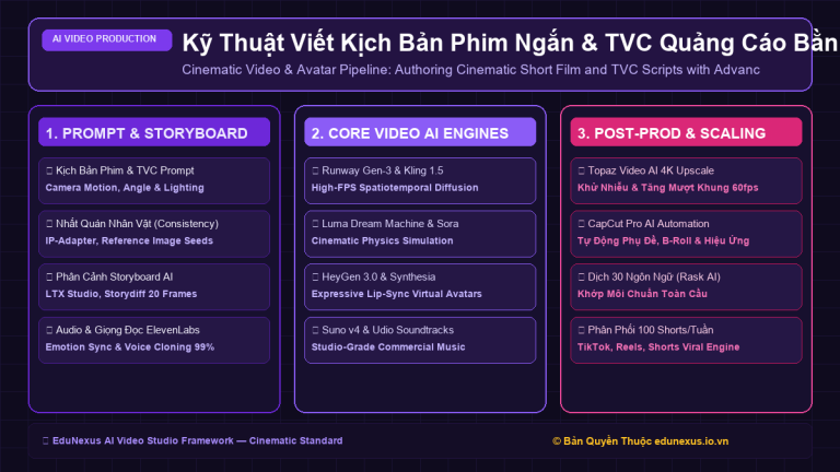 Kỹ Thuật Viết Kịch Bản Phim Ngắn & TVC Quảng Cáo Bằng Claude 3.7 & ChatGPT Chuẩn Ngôn Ngữ Điện Ảnh