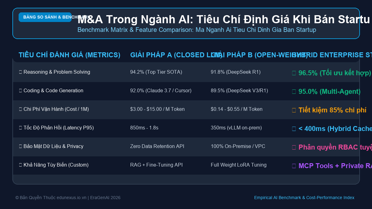M&A Trong Ngành AI: Tiêu Chí Định Giá Khi Bán Startup Cho Các Tập Đoàn Công Nghệ