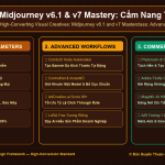 Midjourney v6.1 & v7 Mastery: Cẩm Nang Tham Số –sref, –cref, –p, –cw Điều Khiển Phong Cách & Nhân Vật
