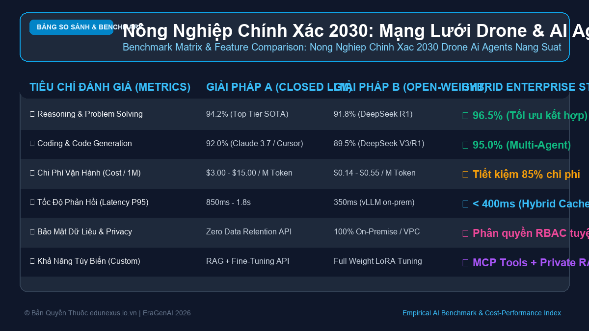 Nông Nghiệp Chính Xác 2030: Mạng Lưới Drone & AI Agents Tối Ưu Năng Suất Cây Trồng