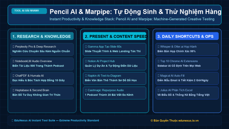 Pencil AI & Marpipe: Tự Động Sinh & Thử Nghiệm Hàng Trăm Mẫu Quảng Cáo Facebook Đạt ROI Tối Ưu