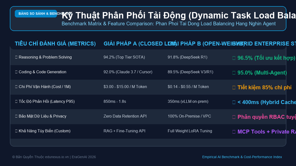 Kỹ Thuật Phân Phối Tải Động (Dynamic Task Load Balancing) Giữa Hàng Nghìn Agent Song Song