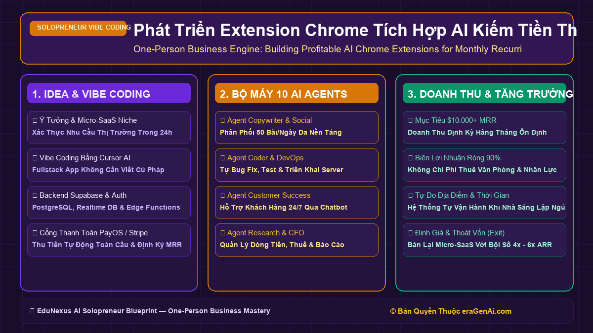 Phát Triển Extension Chrome Tích Hợp AI Kiếm Tiền Thu Động Hàng Tháng (Monthly Recurring Revenue)