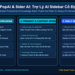 PopAi & Sider AI: Trợ Lý AI Sidebar Cố Định Trên Mọi Trang Web Giải Quyết Mọi Tác Vụ Tức Thì